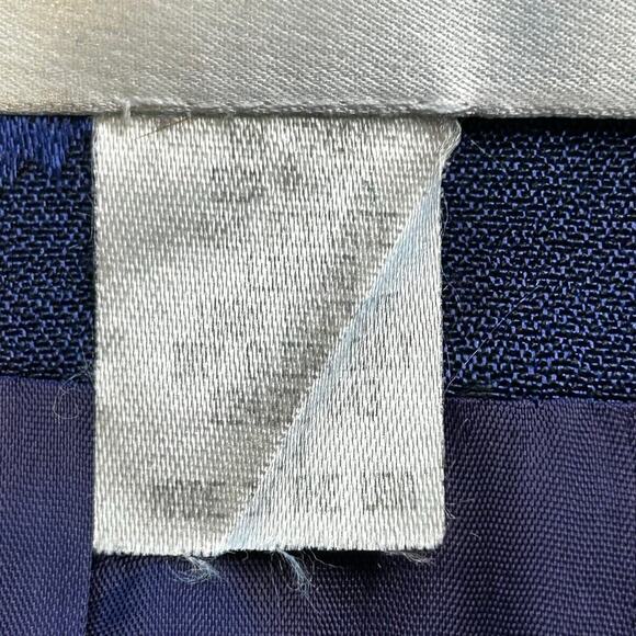 Hugo Buscati blue jacquard long 3 button lined blazer size 14 - Picture 9 of 13